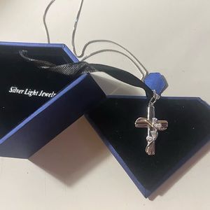 Silver Light Cross Necklace